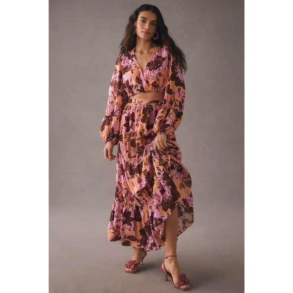 Significant Other Aisha Long-Sleeve Crop Top - New Size 8 - Picture 4 of 6